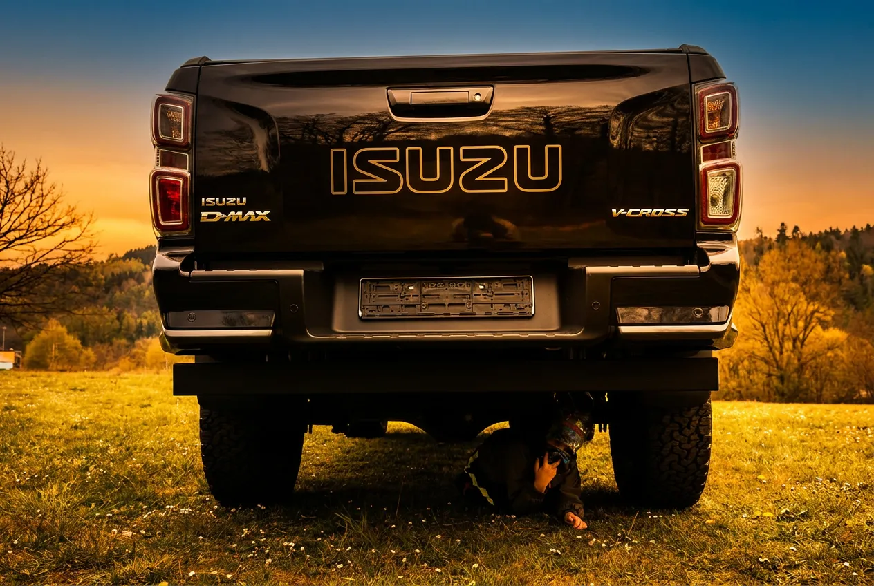 Isuzu D-Max von Michaelis Tuning aus der Luft, Offroad-Trail