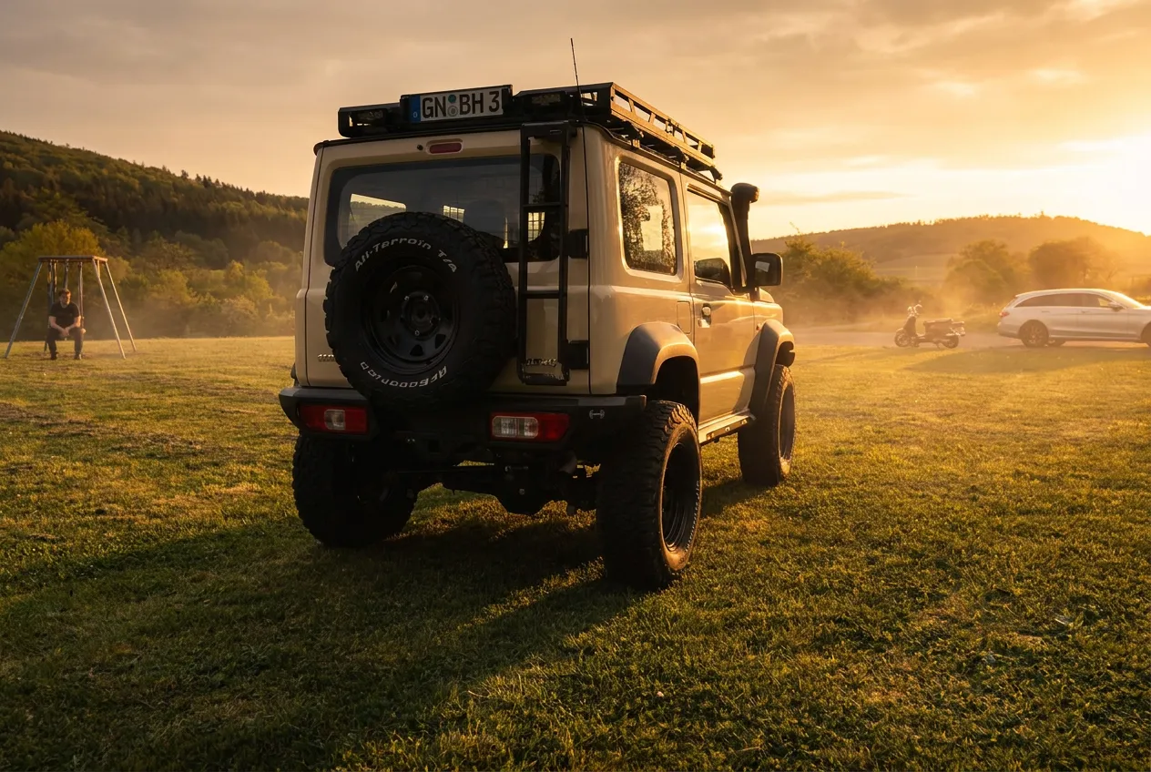 Suzuki Jimny von Michaelis Tuning im Gelände