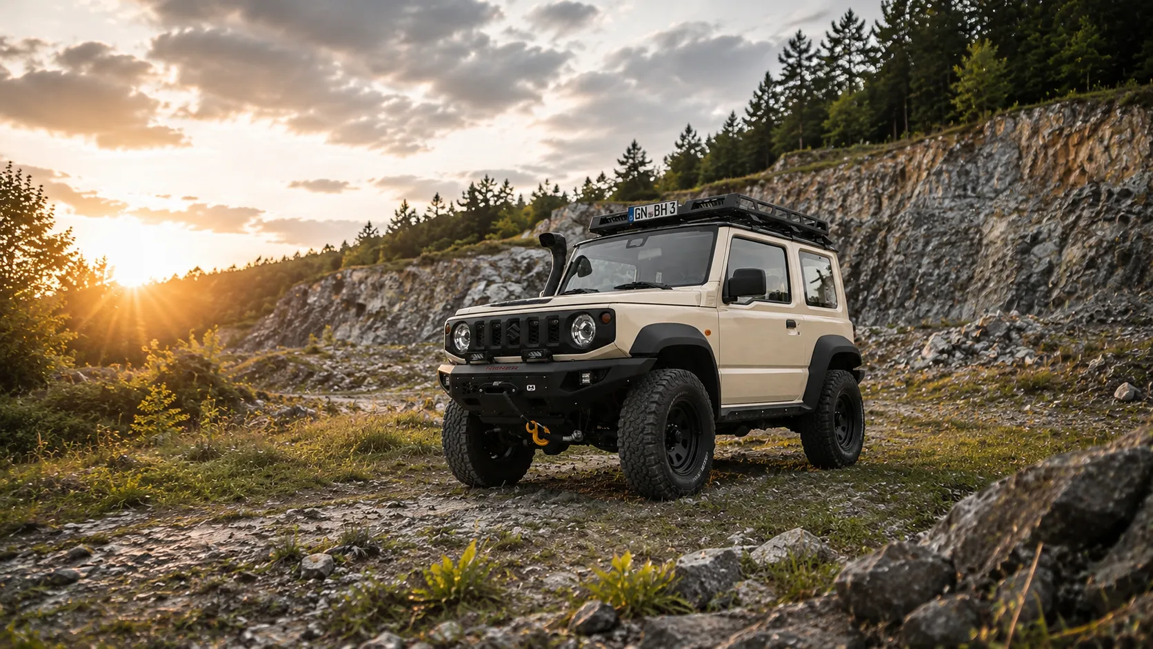 Suzuki Jimny – höhergelegt von Michaelis Tuning
