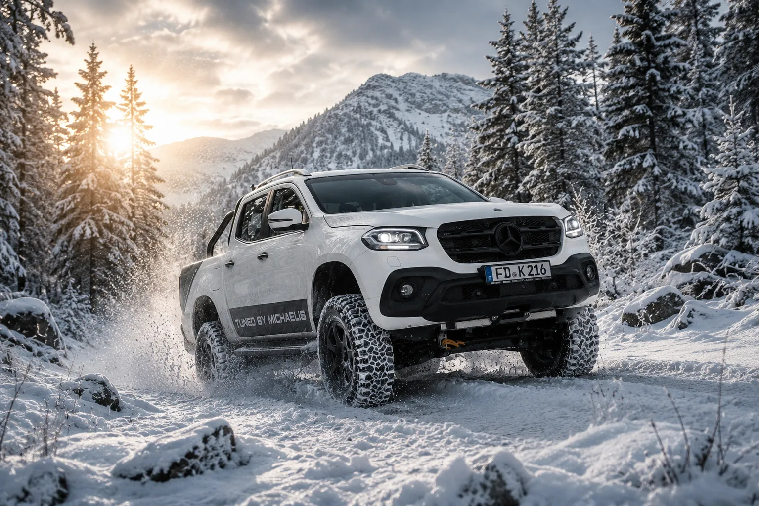 Mercedes X-Klasse – höhergelegt von Michaelis Tuning